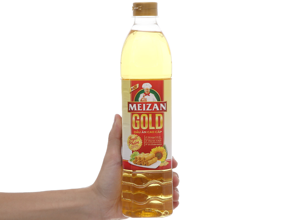 Dầu ăn cao cấp Meizan Gold chai 1 lít