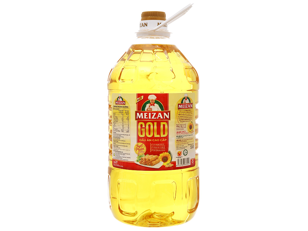 Dầu ăn cao cấp Meizan Gold can 5 lít