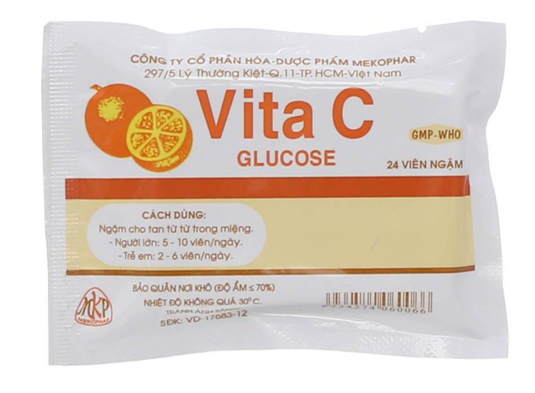 Kẹo Vitamin C Nhạt