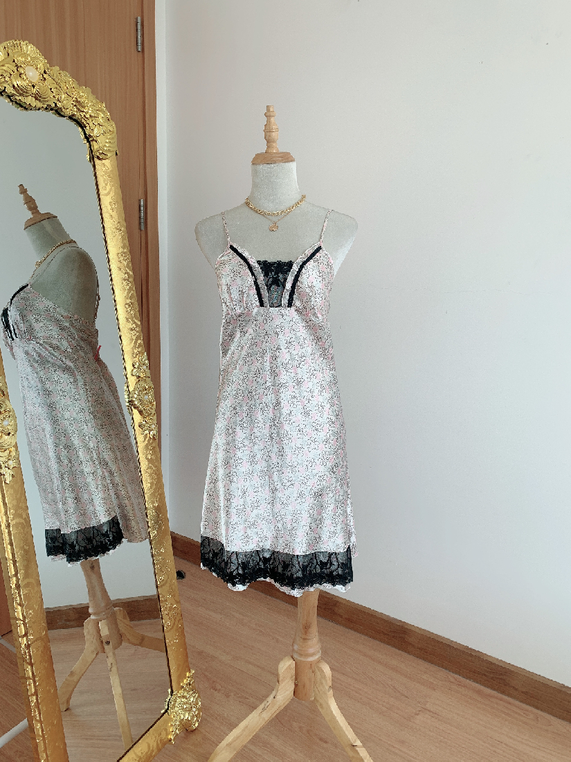 đầm ngủ satin lụa