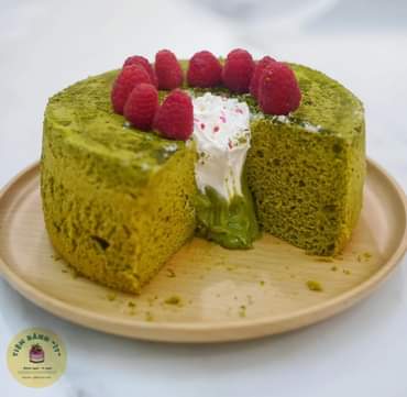 BÁNH MATCHA CHIFFON LAVA CAKE