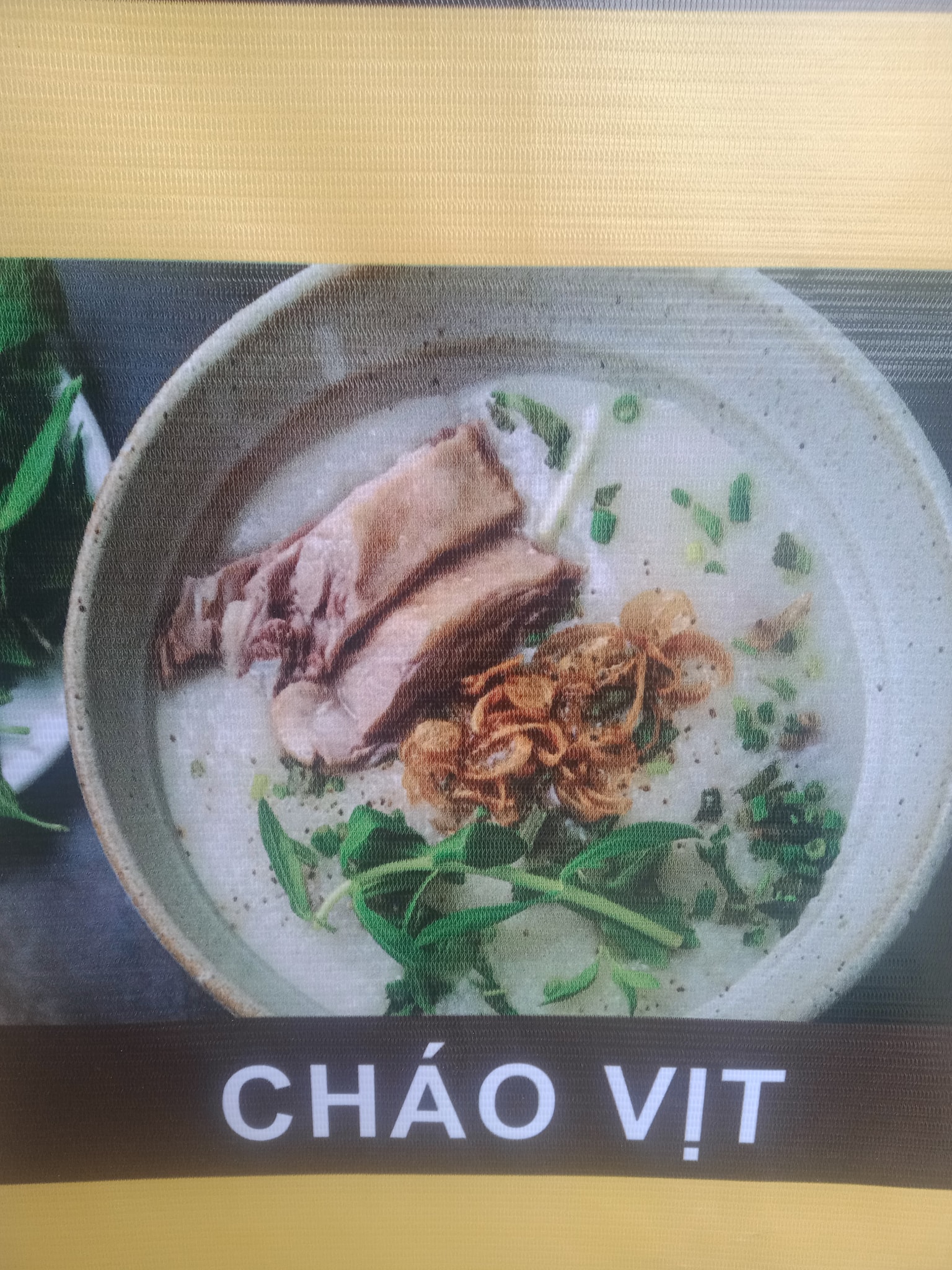 Cháo vịt