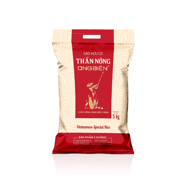 Gạo hữu cơ Ong Biển - 5kg