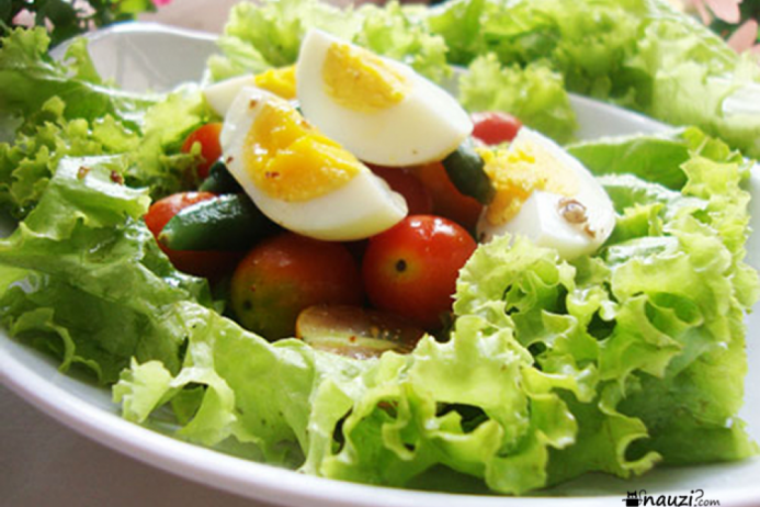 Salad trứng dầu giấm