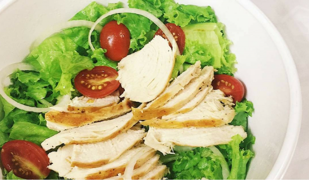Salad ức gà dầu giấm