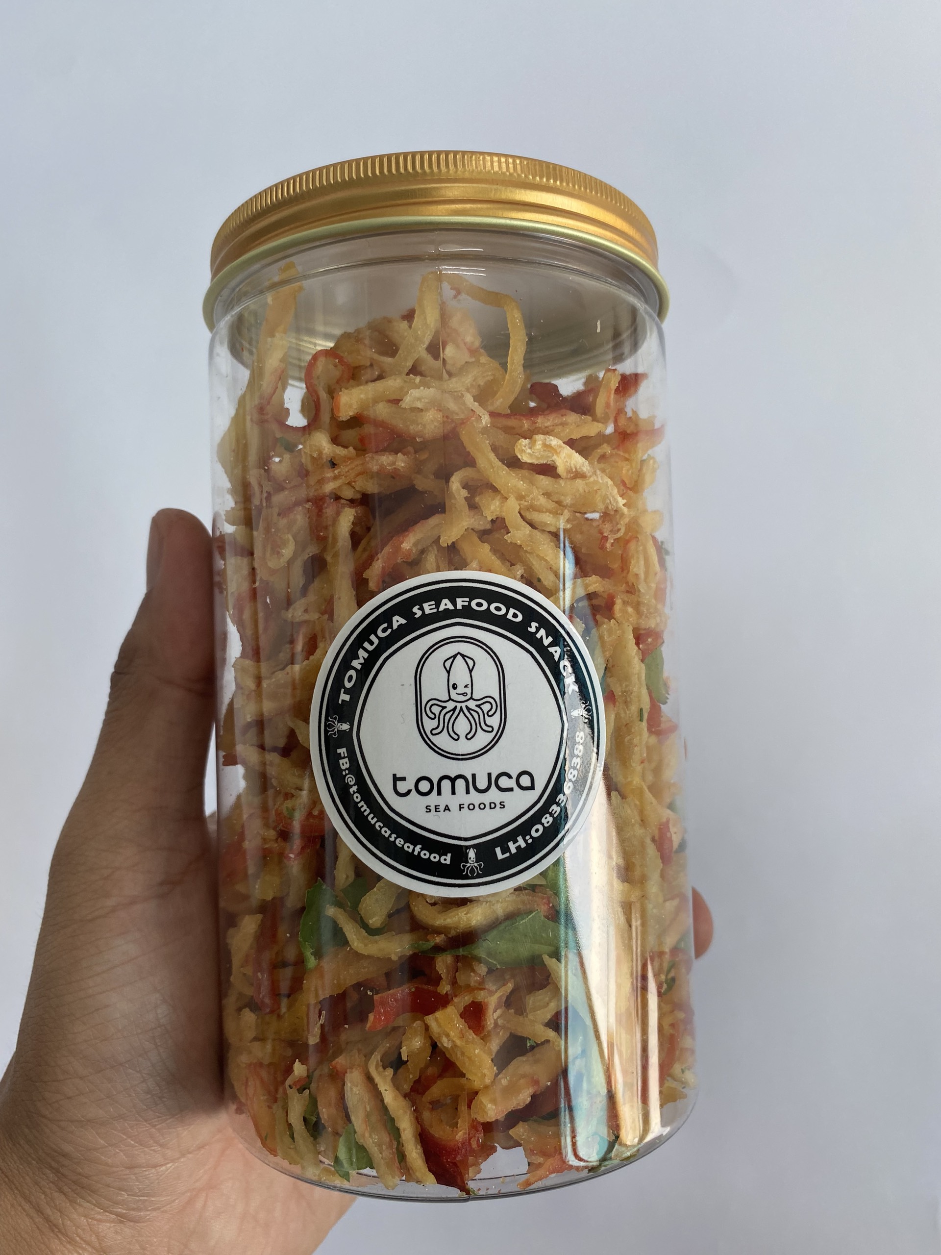 Mực Xé Lá Chanh - Loại 1