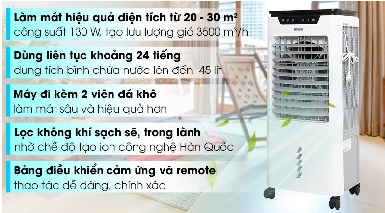 Quạt điều hòa Hommy RPD-80