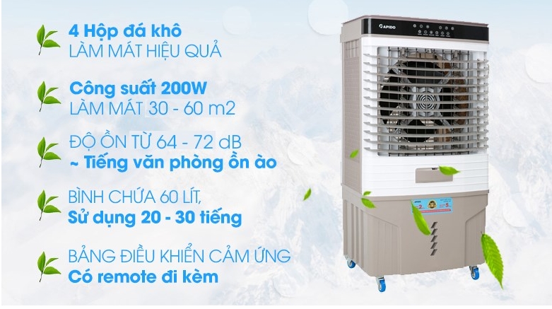Quạt điều hòa Rapido 9000D