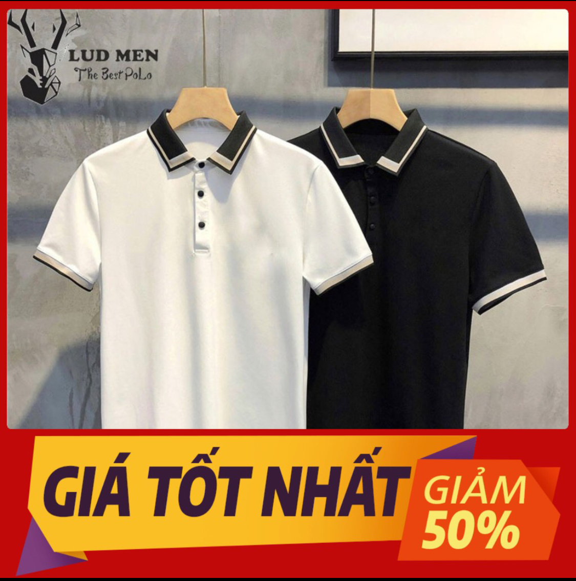 ￼Áo polo nam MATANO có cổ trụ bẻ dệt sọc và họa tiết đẹp nổi bật, thể hiện cá tính, vải cá sấu cotton phom suông