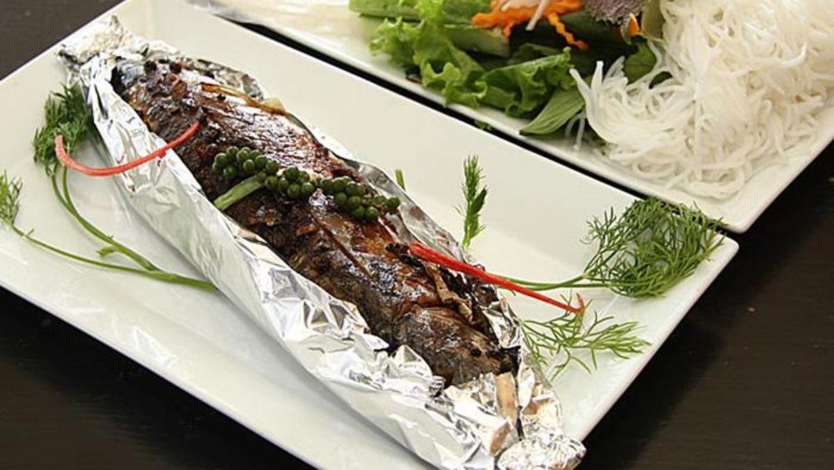 Cá sapa nướng giấy bạc