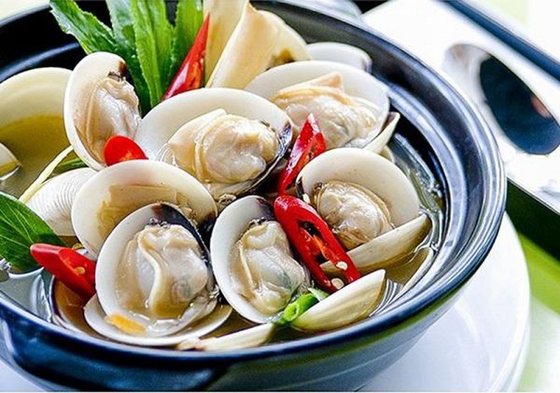 Nghêu hấp sả