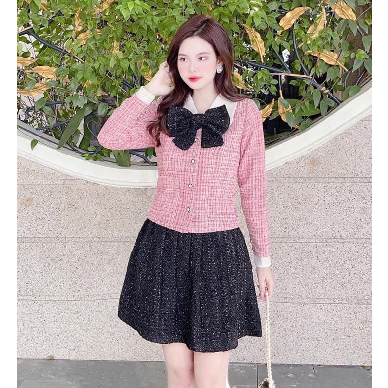 Link - Set áo dạ hồng chân váy đen - DOLCE VIVA COLLECTION - Giá: 380.000 - 1.000.000 vnđ (https://shorten.asia/WgGZvd9Q)