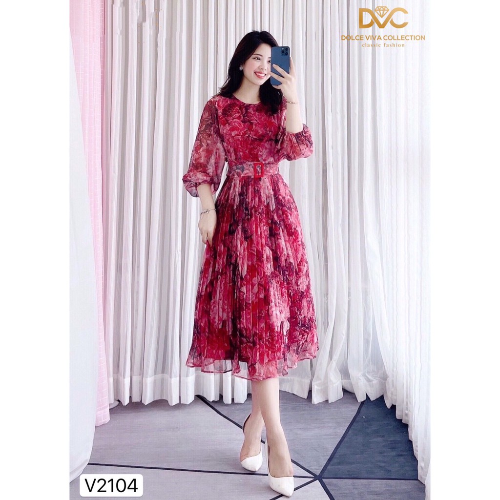 Link - Váy xòe hoa chân dập li - DOLCE VIVA COLLECTION - Giá: 495.000 vnđ (https://shorten.asia/cUAFvg7k)