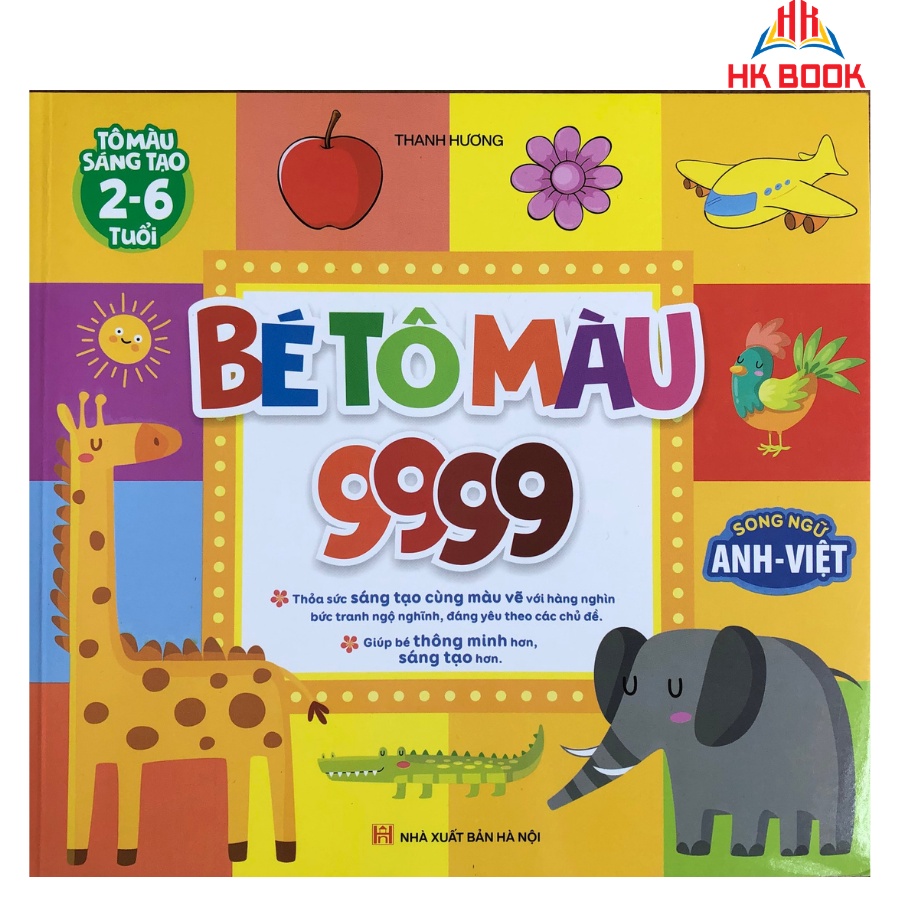 Link - Bé Tô Màu 9999 Song Ngữ dành cho trẻ từ 2 - 6 tuổi. Giá: 55.000 vnđ (https://shorten.asia/13MZM2db)