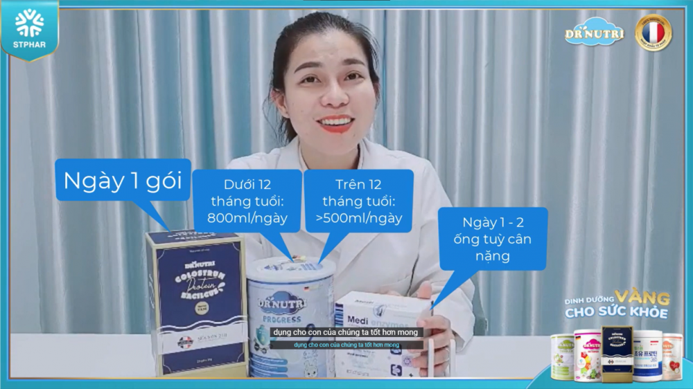 Link - Combo tăng cân chuẩn cho bé 6- 36 tháng tuổi. (https://www.youtube.com/watch?v=A_Y9uOrU3Zs)