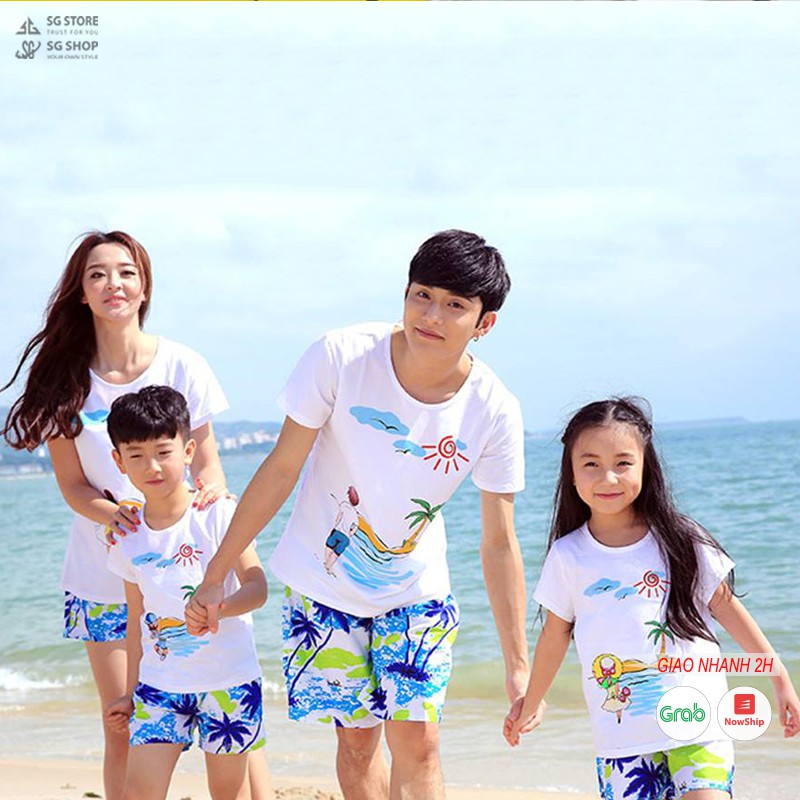 Link - Đồ đi biển gia đình nguyên set áo quần nam nữ hội nhóm đủ size cho bé trai gái. Giá: 99.000 - 129.000 vnđ (https://shorten.asia/TXhWtn9u)