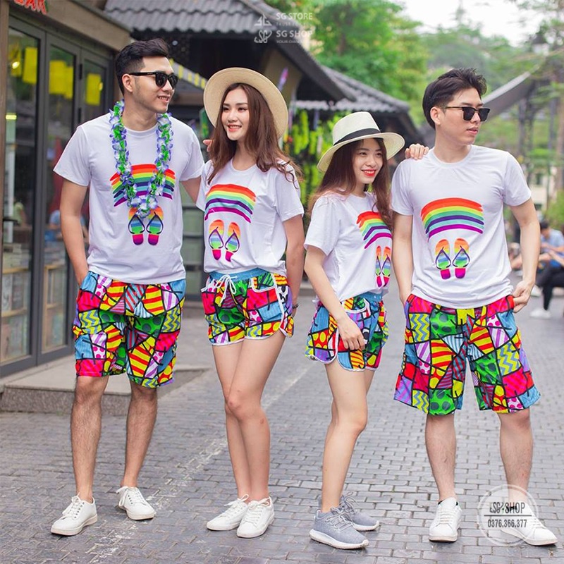 Link - Đồ đi biển nam nữ nguyên set áo quần cho gia đình bé trai gái hội nhóm bigsize nổi bật. Giá: 99.000 - 129.000 vnđ (https://shorten.asia/VWvZKxKS)