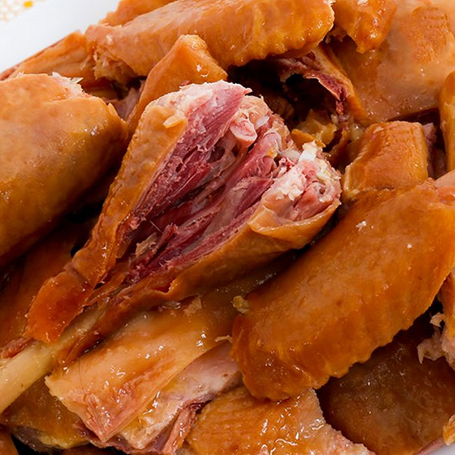 Gà Hun Khói nửa con