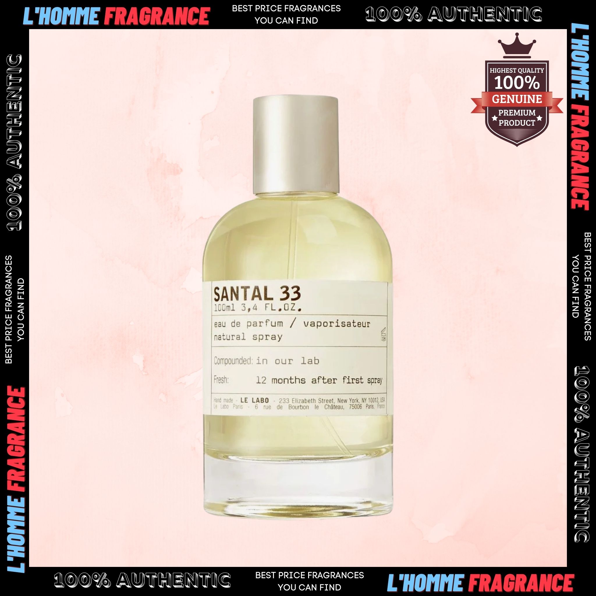 [Chiết][10ml] Le Labo Santal 33