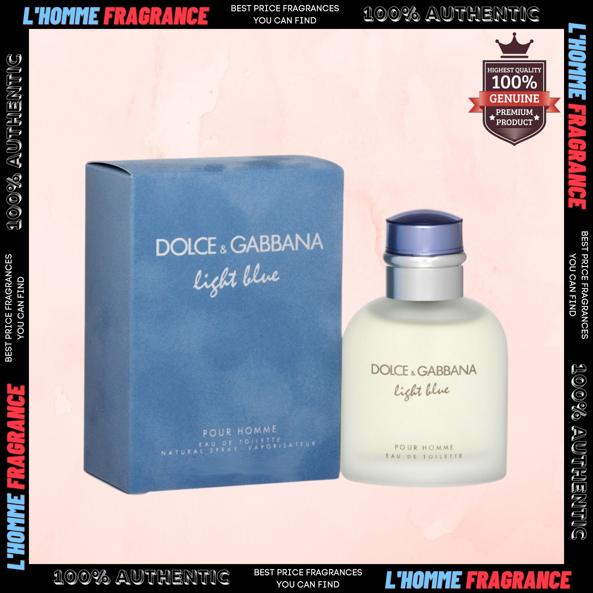 [Chiết][10ml] D&G Dolce & Gabbana Light Blue Pour Homme EDT