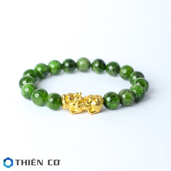 Vòng tay đá Diopside