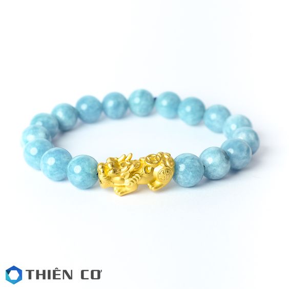 Vong tay đá Aquamarine
