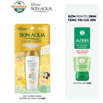 Kêm chống nắng Sunplay Skin Aqua - CLear White
