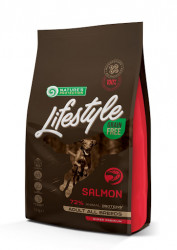Nature's Protection Lifestyle Grain Free Salmon không ngũ cốc cho chó trưởng thành 1,5 kg