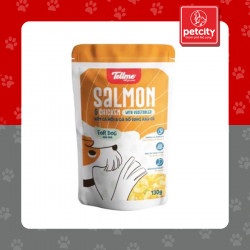 Tellme - Sốt cá ngừ và gà bổ sung rau củ cho chó 130 gram