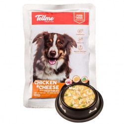 Tellme - Sốt gà phô mai rau củ 130gr (cho chó)