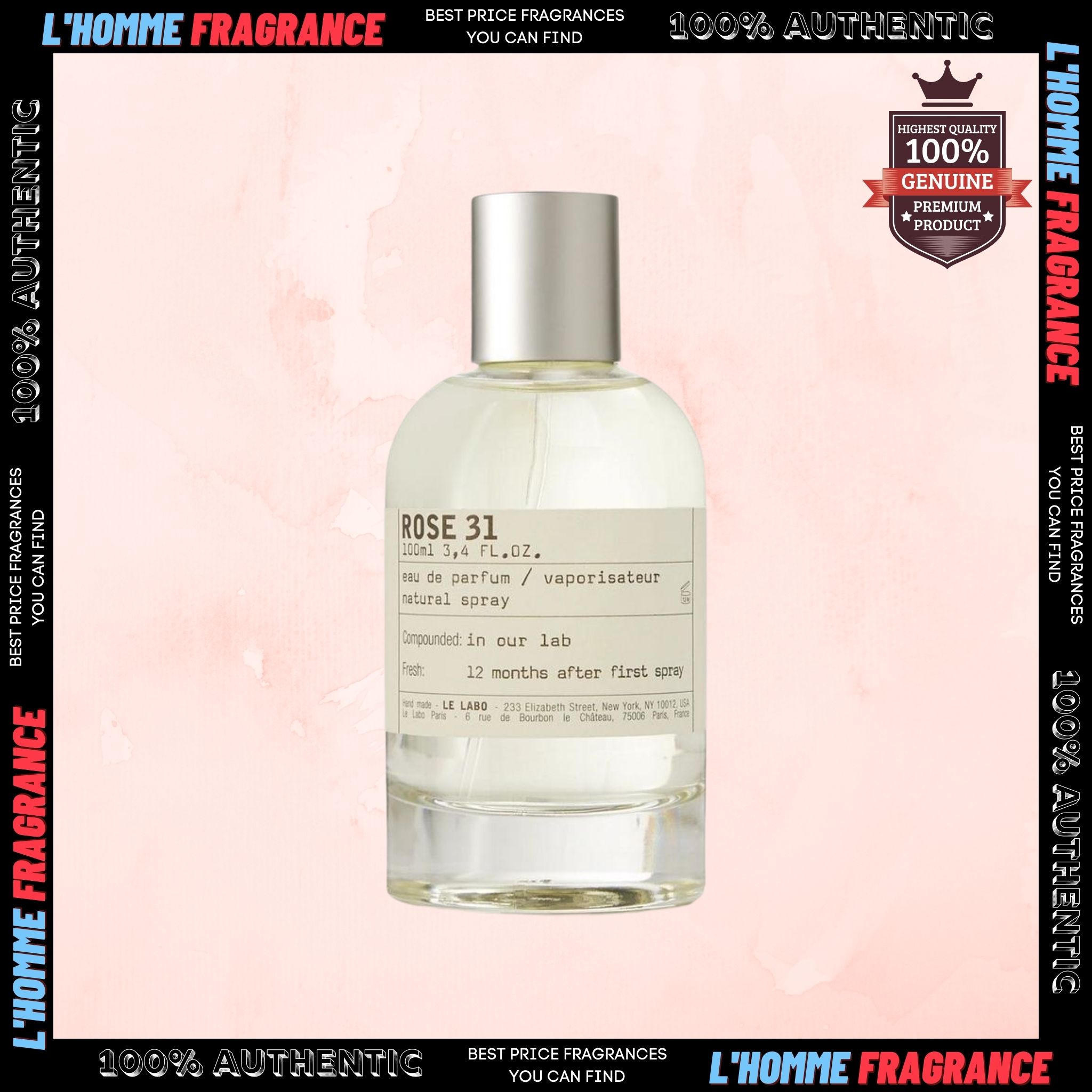[Chiết][10ml] Le Labo Rose 31
