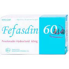 Thuốc Fefasdin 60 Khapharco Trị Viêm Mũi Dị Ứng Theo Mùa (Hộp 10 Vỉ X 10 Viên)