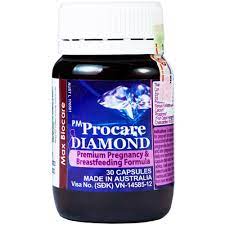 Thuốc Bổ Procare Diamond 216Mg Cho Phụ Nữ Có Thai Và Cho Con Bú (Hộp 30 Viên)