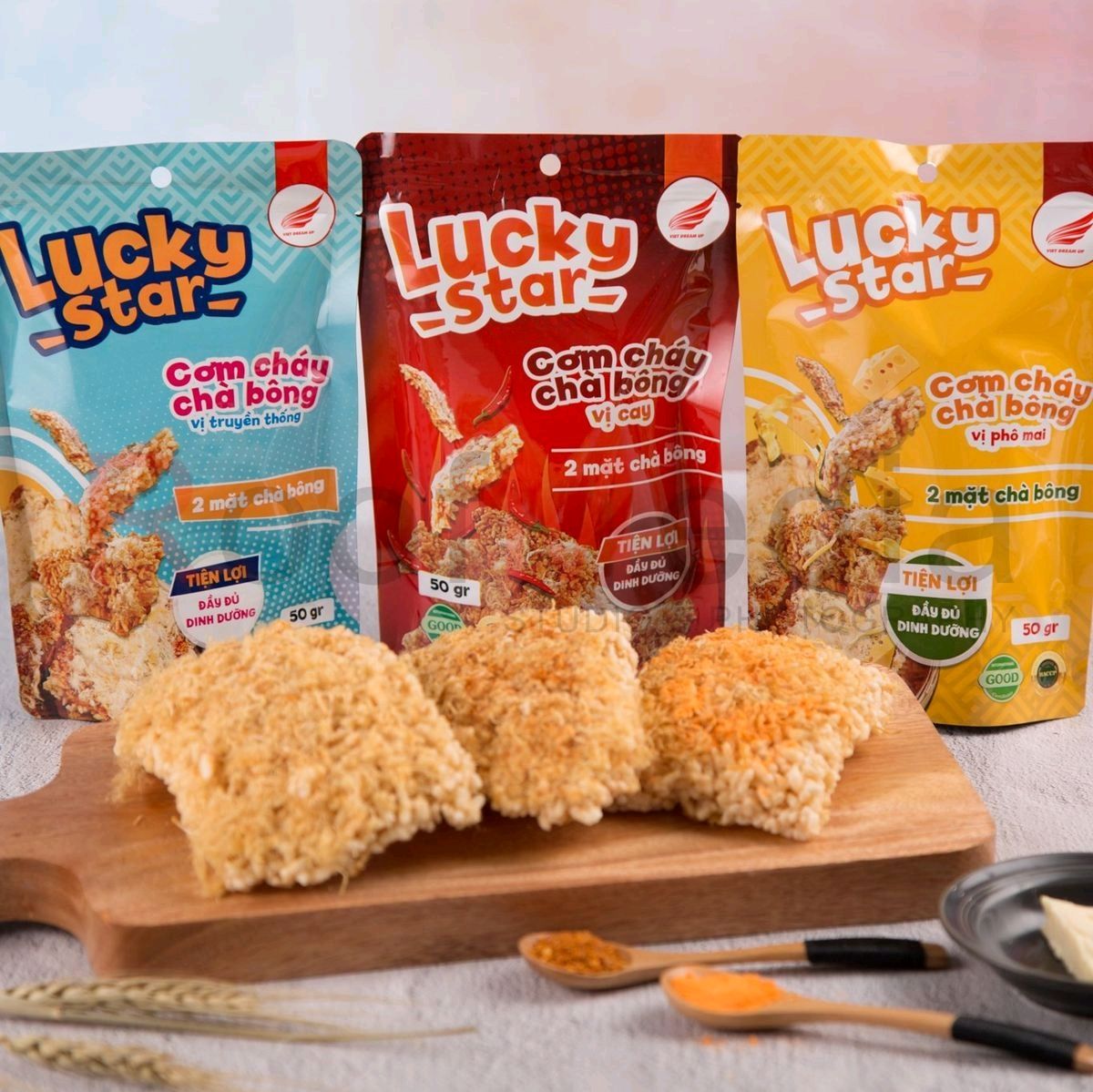 CƠM CHÁY CHÀ BÔNG PLUS 50G - LUCKY STAR