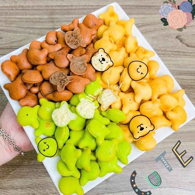 Bánh gấu mix