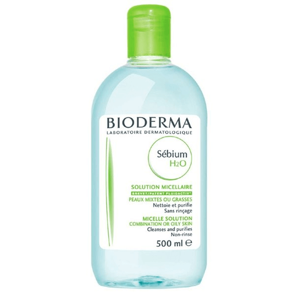 Nươc Tẩy Trang Bioderma Sebium H20 500Ml Dành Cho Da Hỗn Hợp Đến Da Dầu