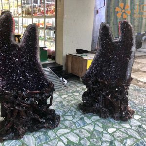 Hang Đá Thạch Anh Tím Size Lớn