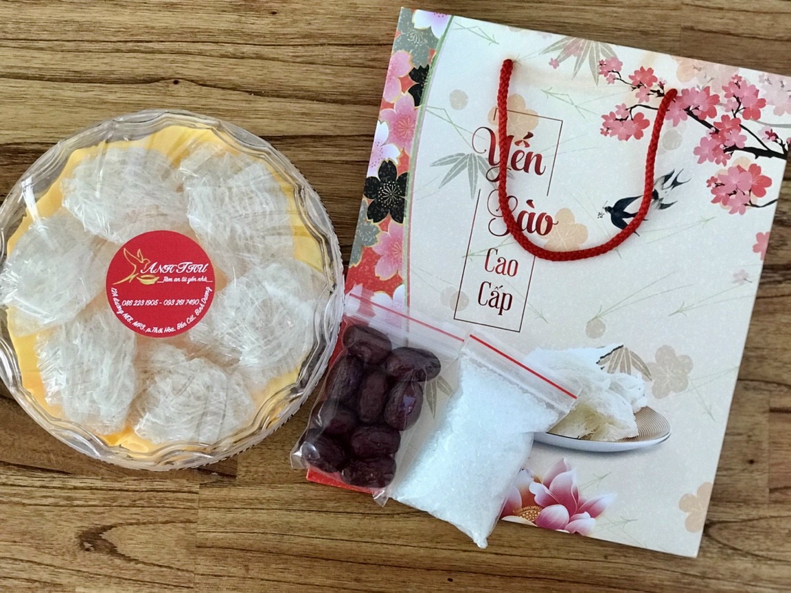 Yến tinh chế loại 2 (40% sợi, 60% sơ mướp, không độn yến vụn) - 50g