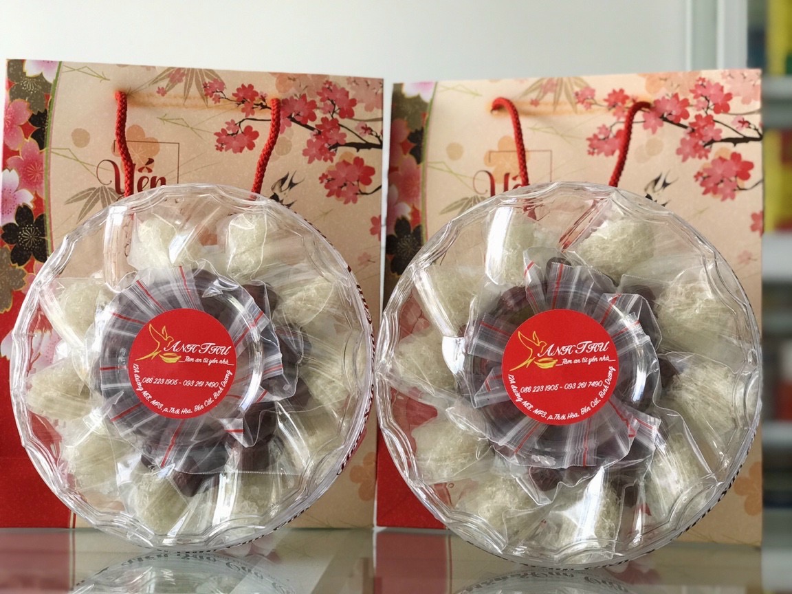 Set Yến Tinh Chế dạng viên (1 set gồm yến, táo đỏ, đường phèn, hộp 10 set)