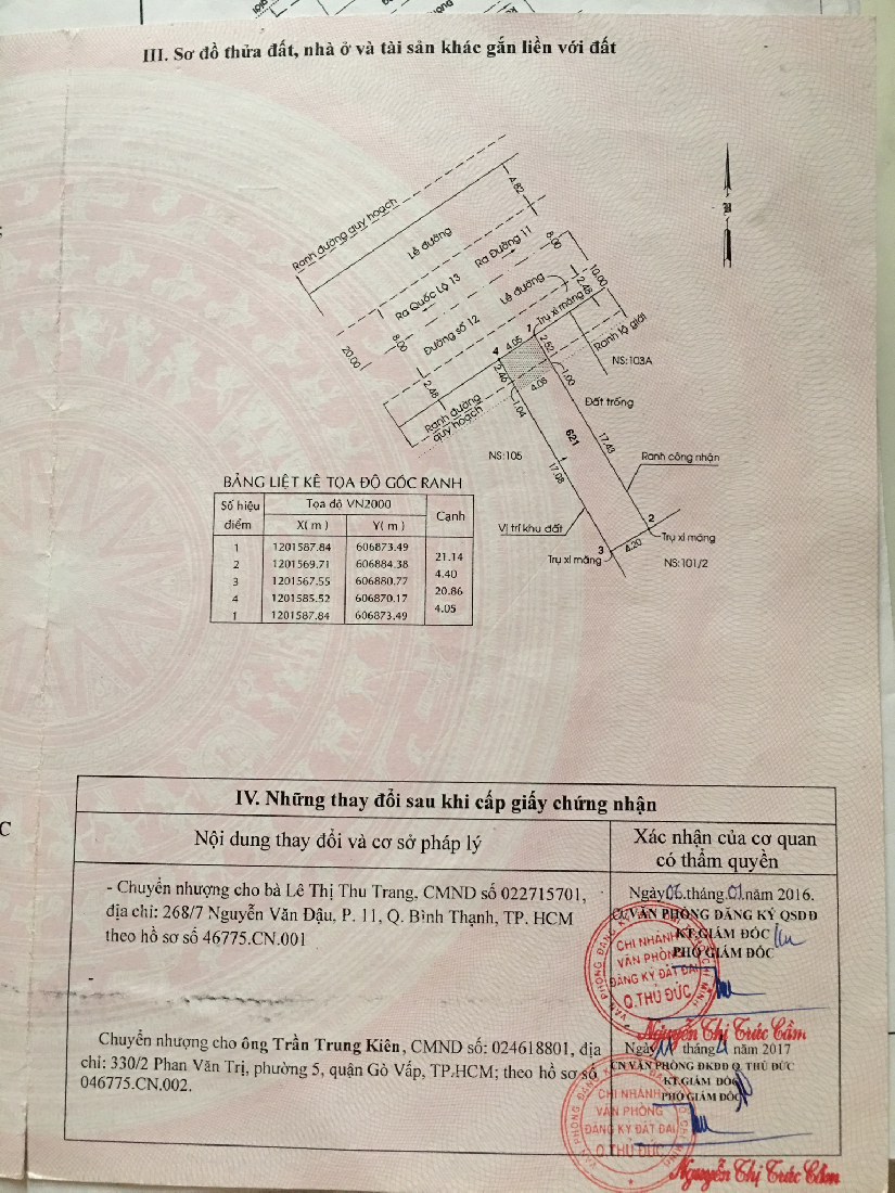 Bán nhà cấp 4 thủ đức