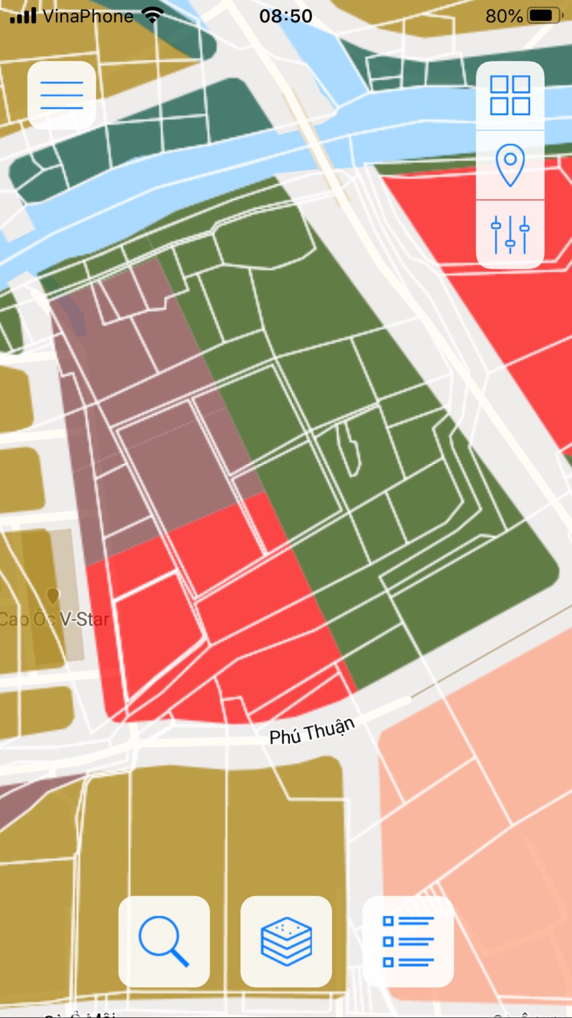 Bán quỹ đất sạch 7,7ha mặt tiền đường phú thuận, quận 7