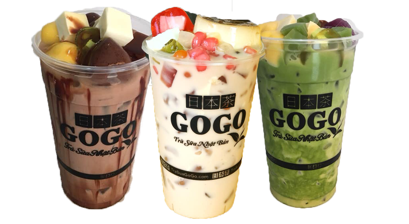 Trà sữa trân châu ( Hồng trà, Matcha, Café )