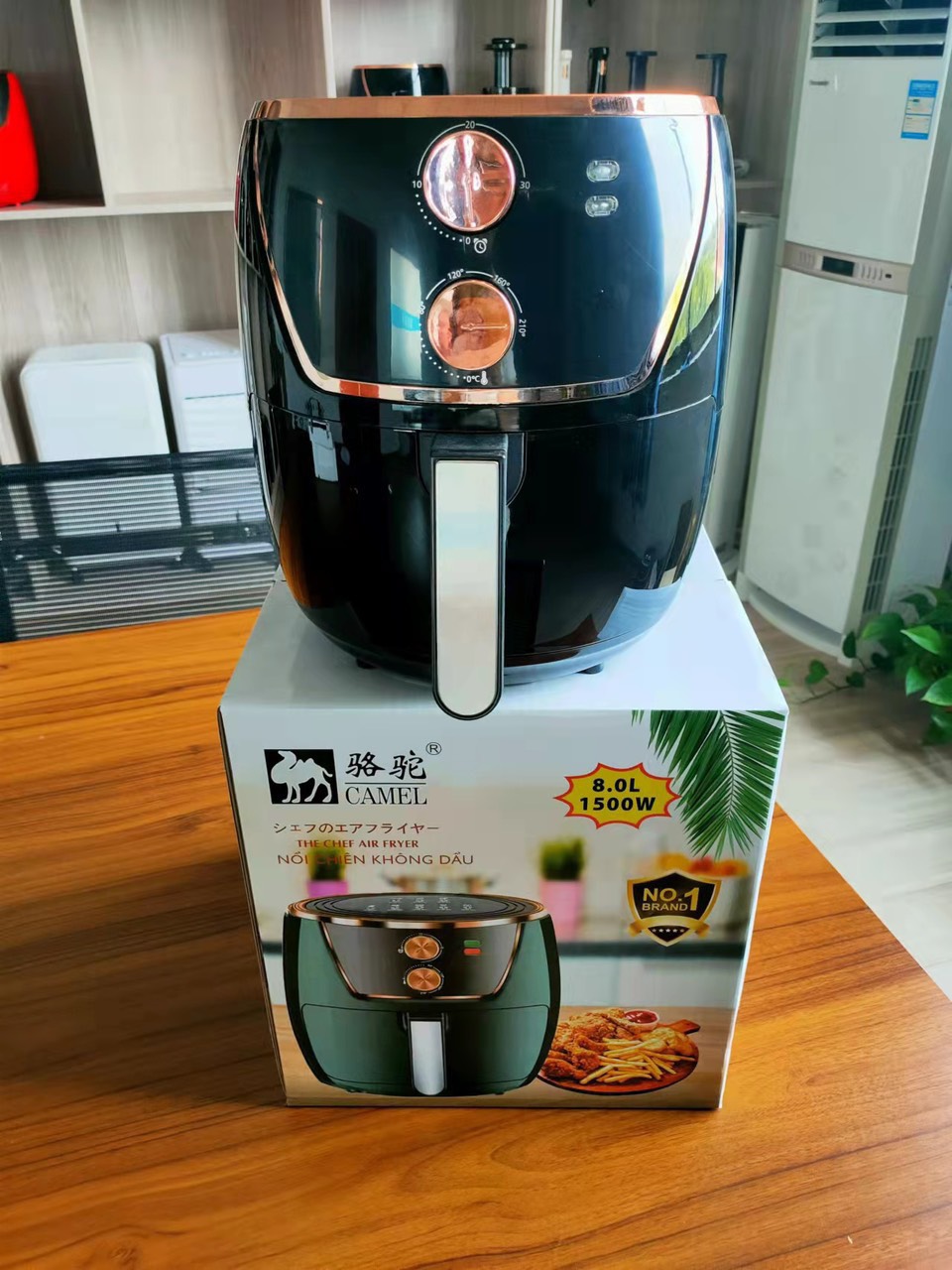 NỒI CHIÊN KHÔNG DẦU 8L CAMEL
