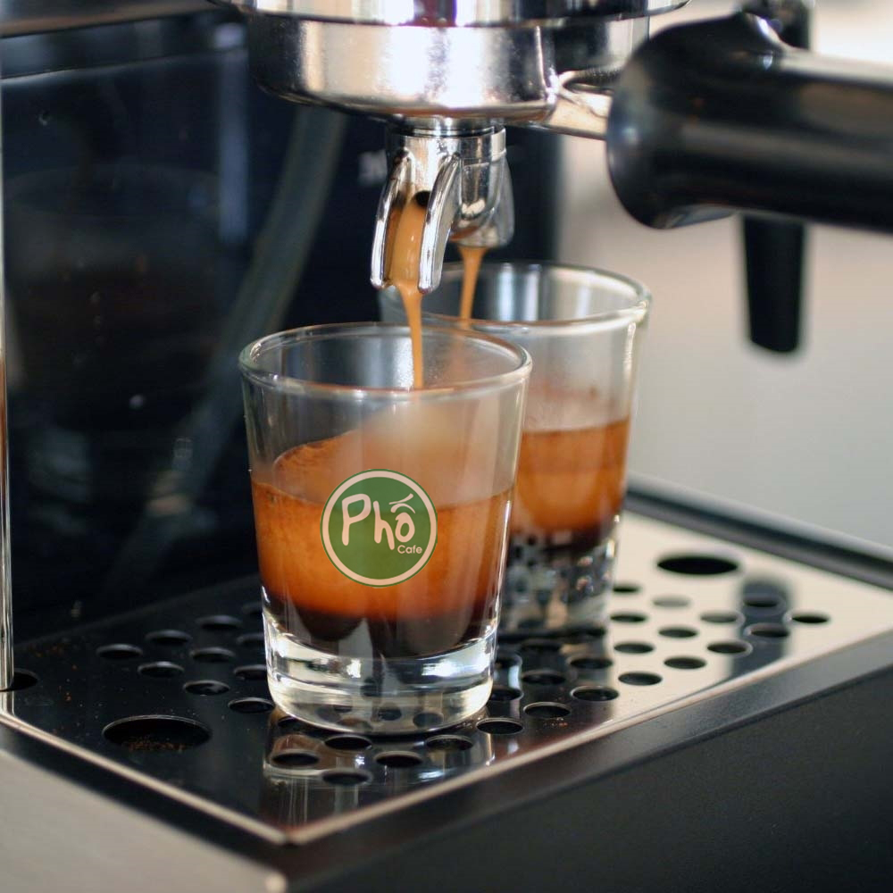 Cafe đá pha máy