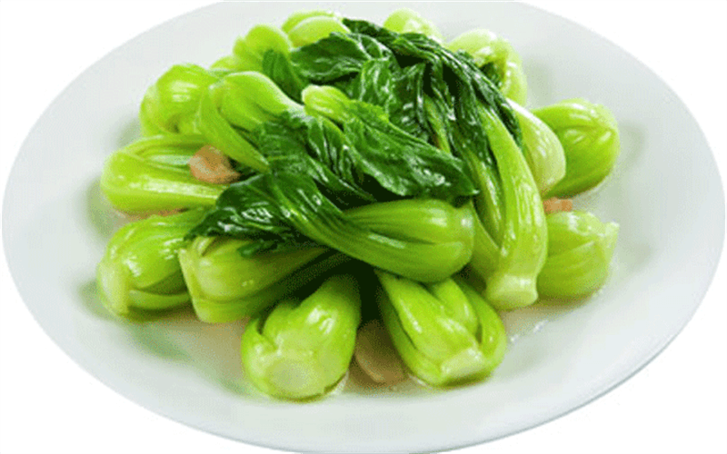Rau cải xào tỏi