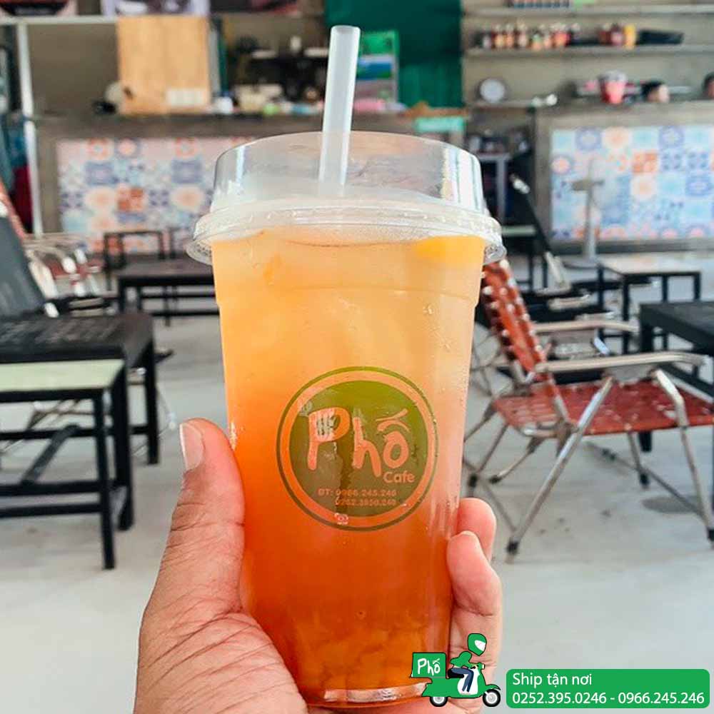 Trà đào ly 700ml