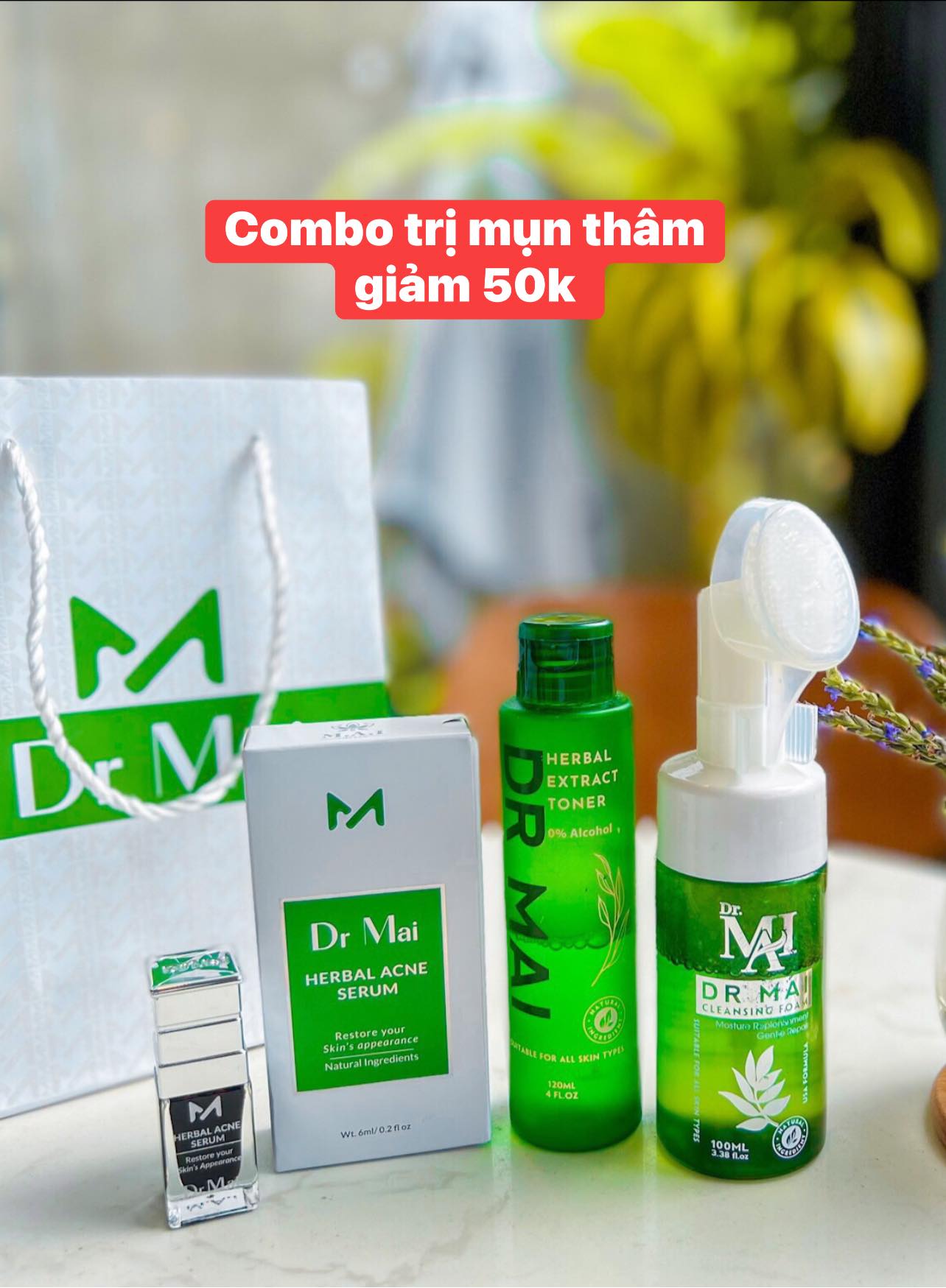 Link - Combo sản phẩm trị mụn 3 ngày (https://www.facebook.com/drmai.trimunnamchinhhang)