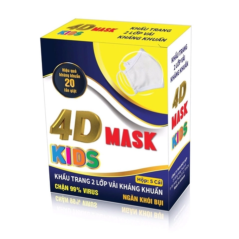 Khẩu trang vải 4D MASK trẻ em