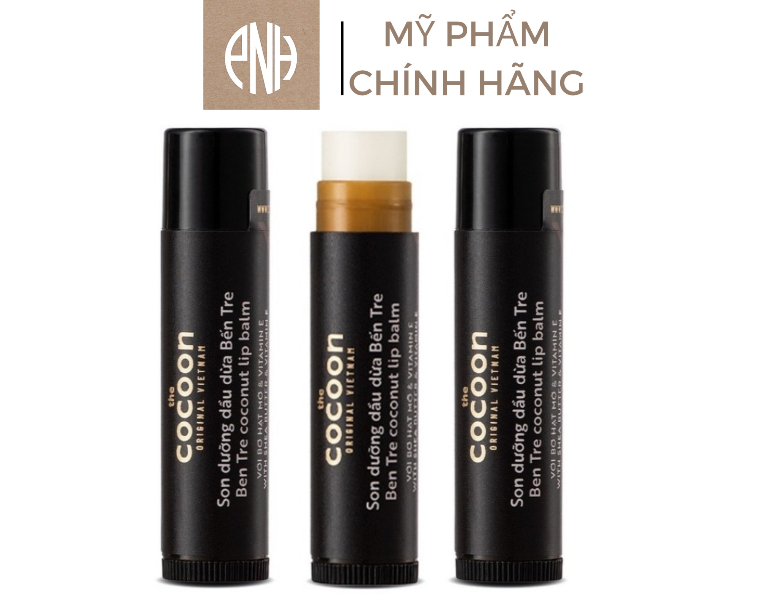 Son Dưỡng Dầu Dừa Bến Tre Cocoon Ben Tre Coconut Lip Balm 5g
