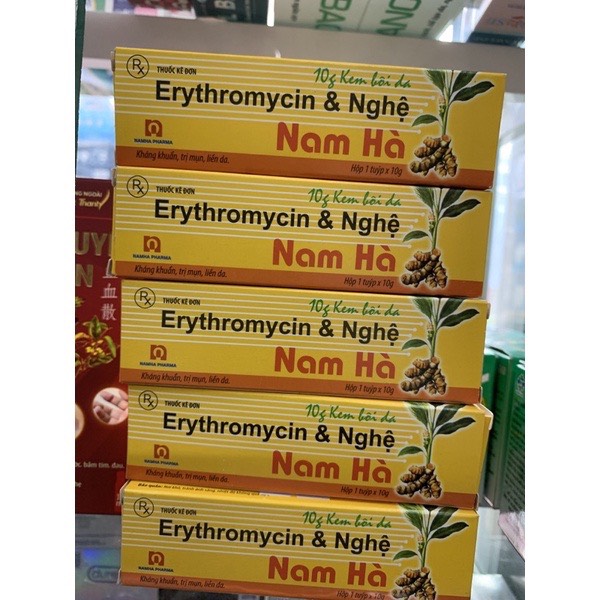 Erythromycin & Nghệ Nam Hà 